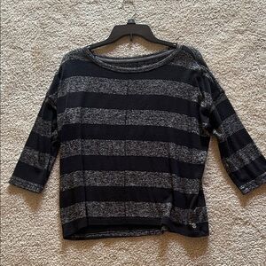 Calvin Klein Performance Black and Gray Stretch Top